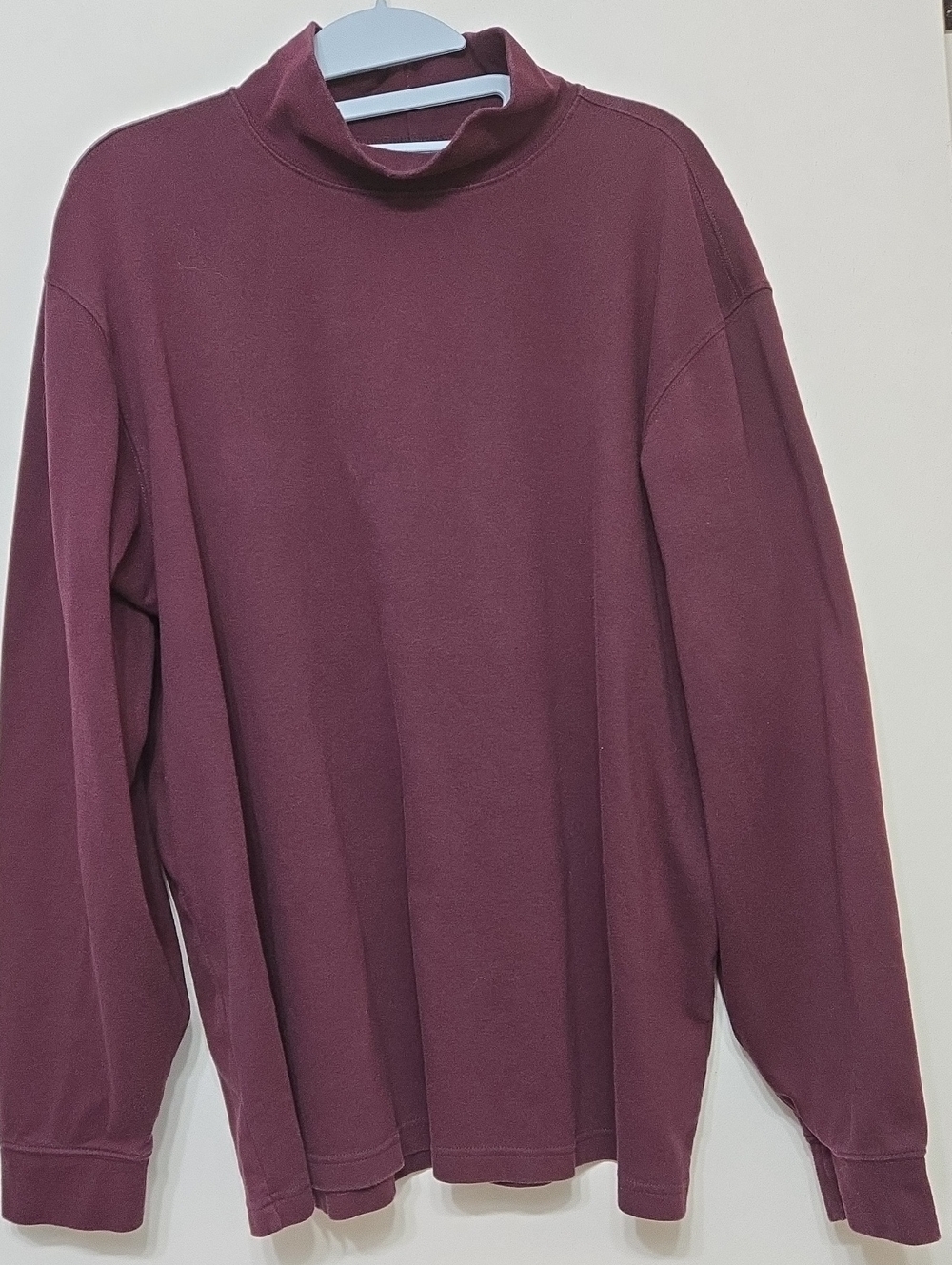 L.L. Bean Men's Turtleneck Sweater - Burgundy